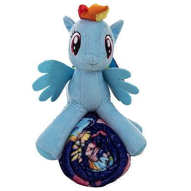My Little Pony Cute Rainbow Dash Character Hugger Pillow & Silk Touch Throw Set