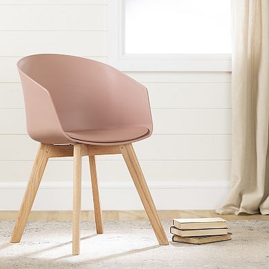 South Shore Flam Chair with Wooden Legs
