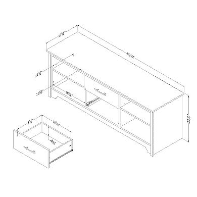 South Shore Fusion TV Stand with Drawers