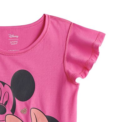 Disney's Minnie Mouse Girls 4-12 Sensory Adaptive Tie-Front Tee by Jumping Beans®