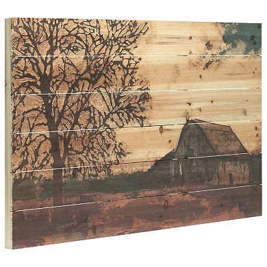 Erstwhile Barn 4 Arte de Legno Digital Print on Solid Wood Wall Art