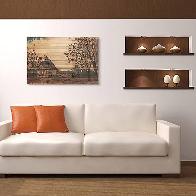 Erstwhile Barn 3 Arte de Legno Digital Print on Solid Wood Wall Art
