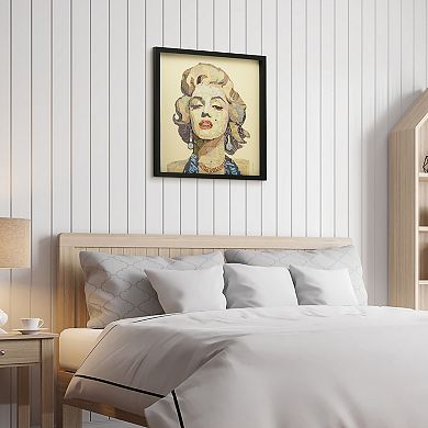 Homage to Marilyn Collage Framed Graphic Wall Art