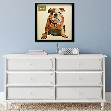 Men's Best Bully Collage Framed Graphic Wall Art