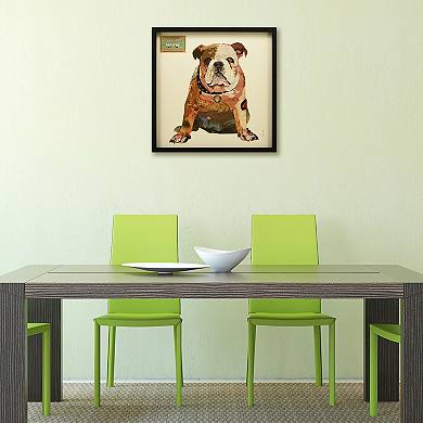 Men's Best Bully Collage Framed Graphic Wall Art