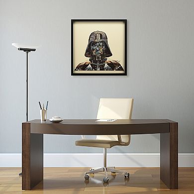 Dark Side Collage Framed Graphic Wall Art