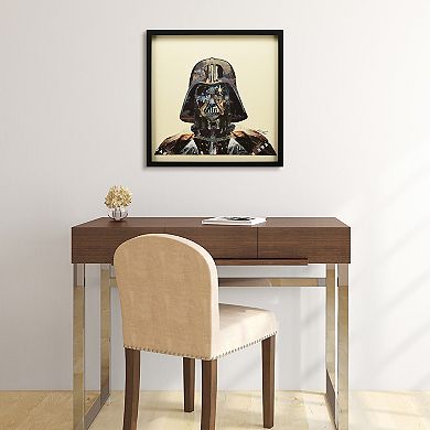 Dark Side Collage Framed Graphic Wall Art