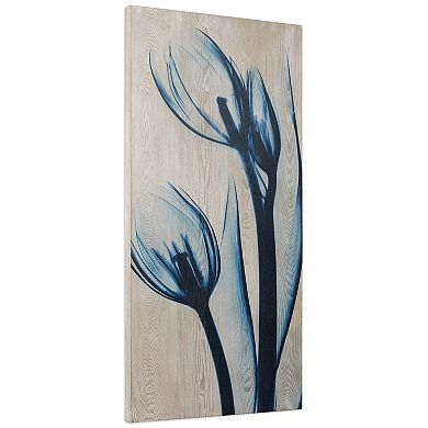 Blue Tulips Fine Radiographic Photography Hi Definition Wall Art