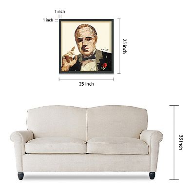 Godfather Collage Framed Graphic Wall Art