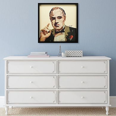 Godfather Collage Framed Graphic Wall Art