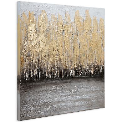 Nature Textured Metallic Wall Art