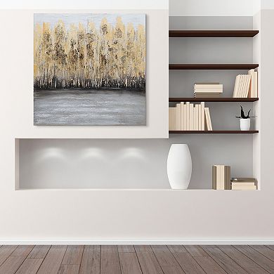 Nature Textured Metallic Wall Art