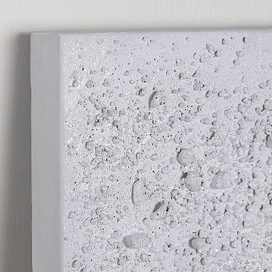 White Snow A Textured Metallic Wall Art