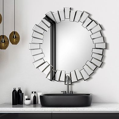 Traverse Modern Round Mirror