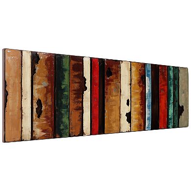 Rustic Flow 1 Mixed Media Iron Dimensional Wall Art