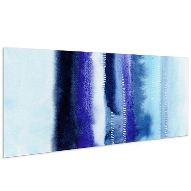 Empire Art Direct Shorebreak Abstract A Glass Wall Art