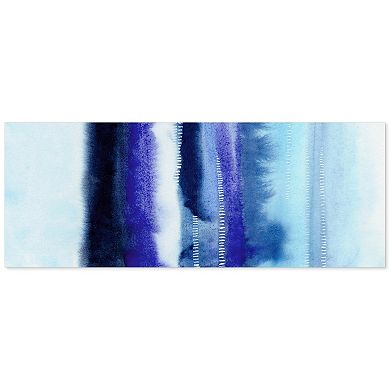 Empire Art Direct Shorebreak Abstract A Glass Wall Art