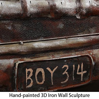 Empire Art Direct Classic Red Car Wall Art