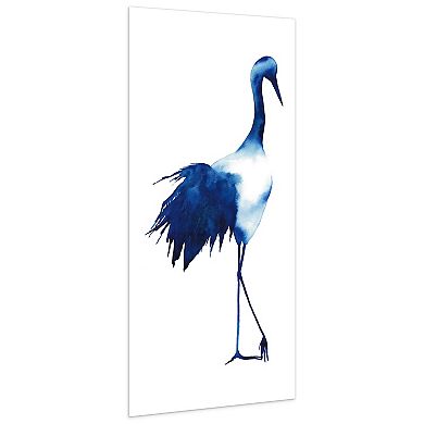 Empire Art Direct Ink Drop Crane 1 Glass Wall Art