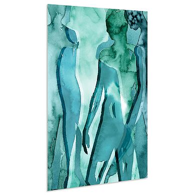 Empire Art Direct Water Women II Glass Wall Art