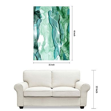 Empire Art Direct Water Women I Glass Wall Art