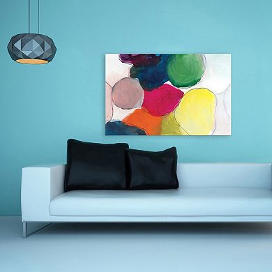 Empire Art Direct The Party Abstract Glass Wall Art