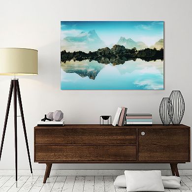 Empire Art Direct Quiet Waters Glass Wall Art