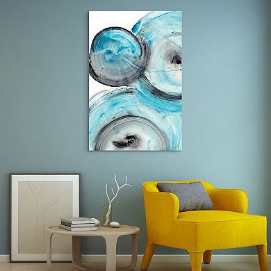 Empire Art Direct Ripple Effect IV Glass Wall Art