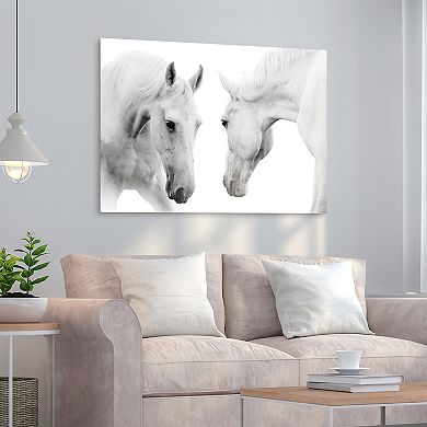 Empire Art Direct Reflection Horse Glass Wall Art