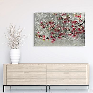 Empire Art Direct Cherry Blossom I Glass Wall Art