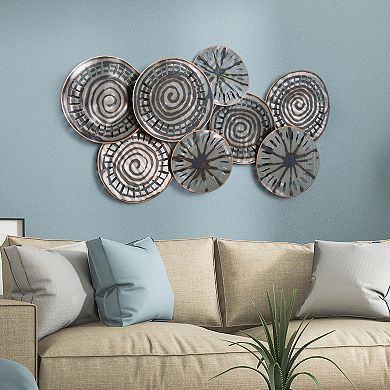 Nautica Etched Metal Wall Sculpture