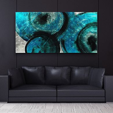 Empire Art Direct Ripple Effect IV Glass Wall Art