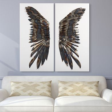 The Wings Mixed Media Iron Canvas