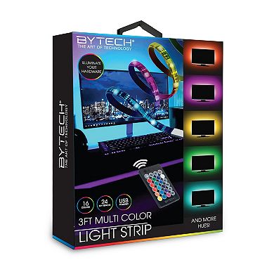 Bytech 3-ft. Multi-Color LED Light Strip