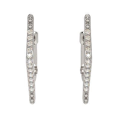 Sterling Silver 1/5 Carat T.W. Diamond Earrings