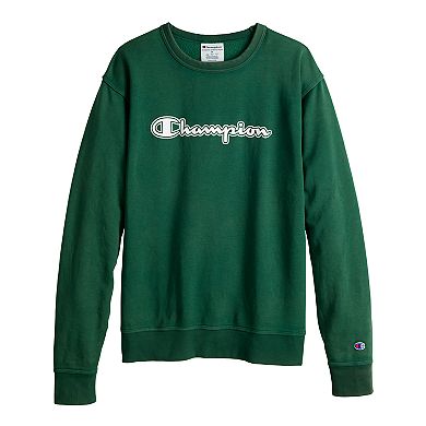 Men's Champion Vintage Wash Varsity Fleece Crew Sweatshirt
