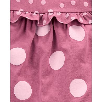 Baby Girl Carter's 3-Piece Polka-Dot Little Short Set
