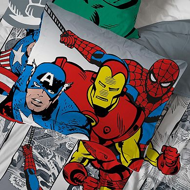 Avengers Comic Cool Bed Set