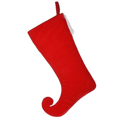 National Tree Company Jester Style Red Christmas Stocking