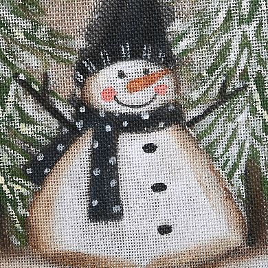 National Tree Company Alpine Collection Snowman Christmas Tree Skirt