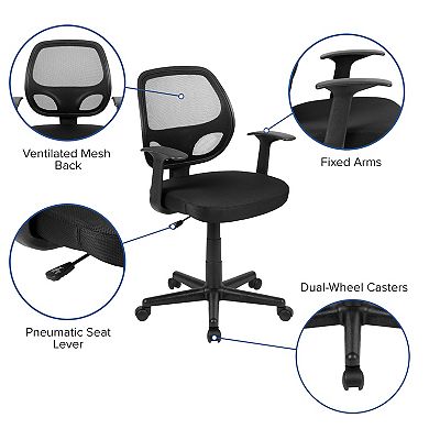 Flash Furniture Mid-Back Mesh Swivel Ergonomic Desk Chair