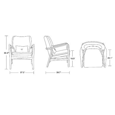 Manhattan Comfort Bradley Accent Chair