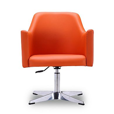 MANHATTAN COMFORT Pelo Adjustable Height Swivel Accent Chair