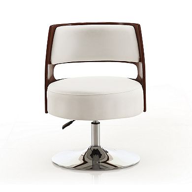 MANHATTAN COMFORT Salon Adjustable Height Swivel Accent Chair