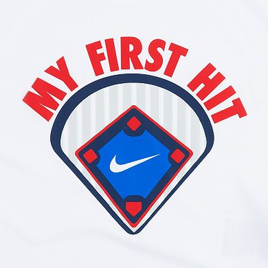 Baby Boy Nike "My First" Sports Graphic Tee & Shorts Set