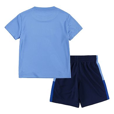 Baby Boy Nike Dot Logo Graphic Tee & Shorts Set