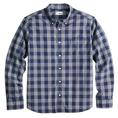 Men's Sonoma Goods For Life® Perfect Length Poplin Button-Down Shirt