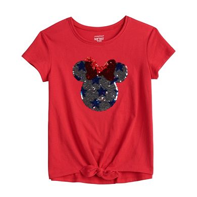 Disney's Minnie Mouse Girls 4-12 Tie-Front Tee by Jumping Beans®