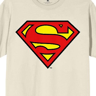 Men's Man of Steel Superman Logo Tee