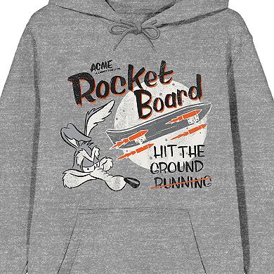 Men's Looney Tunes Wile E. Coyote Hooded Sweatshirt